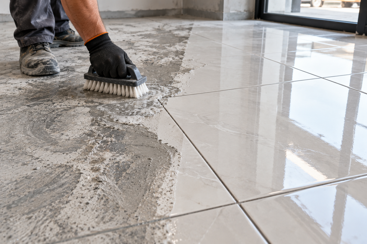 BETOSIL beton ve çimento kalıntısı temizleme uygulaması